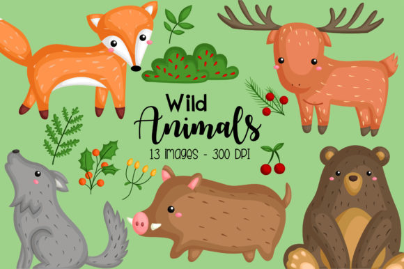 Download Cute Wild Animal Clipart - Premium Resources